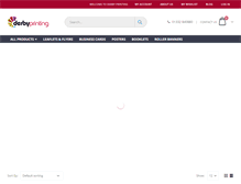 Tablet Screenshot of derbyprinting.co.uk
